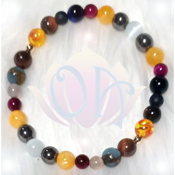 PULSEIRA ANCESTRAL - UNIVERSO (C/ PEDRAS PRECIOSAS) PULSEIRA ANCESTRAL - UNIVERSO (C/ PEDRAS PRECIOSAS)